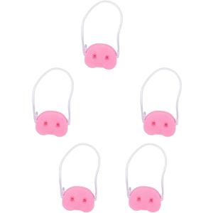 Pig Nose for Funny Game, The Oinkcredible You Laugh You Lose Party Game, Pig Voice Nose Refill (5)