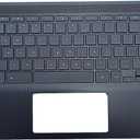 Replacement for HP Chromebook 14 G6 Laptop Upper Case Palmrest with Keyboard Assembly Part L90459-001