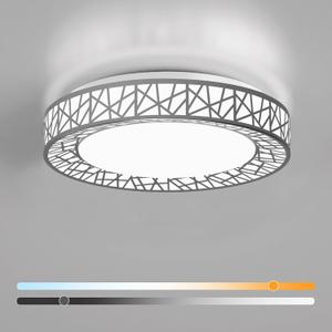 14 Inch Bird's Nest Flush Mount Ceiling Light, 24W, 5CCT
