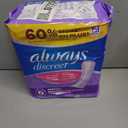 Always Discreet Adult Incontinence Pads for Women, Drier, 6 Drop Long Length, Extra Heavy Absorbency, Pads for Bladder Control Management, Bladder Leaks, & Postpartum Pads, 45ct
