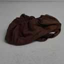 Wrap Around Dust Ruffle Bed Skirt - Brown - for Queen Size Beds with 15 Inch Drop - Easy Fit Elastic Strap - Adjustable Pleated Bedskirt w/Brushed Fabric - Wrinkle Free - for Women, Men, Kids & Teens