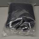 Window Insulation Kit for Winter 27"x39" Cold Weather Thermal Curtain with Heavy Cotton, Insulated Window Cover for Winter & Windows Draft Blocker for Winterizing Windows in Home RV BasementBlack