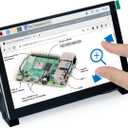 FREENOVE 5 Inch Touchscreen Monitor for Raspberry Pi 5 4 B 3 B+ A+, 800x480 Pixel IPS Display, 5-Point Touch Capacitive Screen, Driver-Free MIPI DSI Port