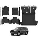 All Weather Floor Mats for 2027 Kia Telluride Hybrid 7 Seats(Not for Gas)