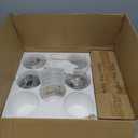 8-Light Sputnik Black Chandelier with Globe Glass Black and Gold Pendant Lights Bubble Light Chandeliers for Dining Room Farmhouse Kitchen Living Room Bedroom Office