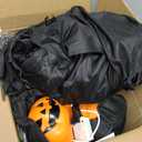 Halloween Decorations, Set of 3 Light Up Pumpkins Witches with StakesVoice Control Witch Glowing Head Waterproof for Outside Garden Statue Decoration Grass Lawn