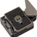 Manfrotto 323 RC2 Rapid Connect Tripod Adapter with 200PL-14 Quick Release Plate - Replaces 3299-Black