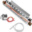 Refrigerator Defrost Heater & Temperature Sensor Kit Fit for GE Hot-point Models HSS25GFPDWW HSM25GFRFSA GSH25JFREWW GSH25SGPCSS HSS25GFPEWW GSH25JFTAWW GSS25SGMBBS GSS25JFMCCC GSL25JFRFBS HSS25GFTECC