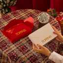 Topfinel Christmas Pillow Covers 20x20 Set of 2,Xmas Cream Velvet Snowflake Reindeer Decorative Pillow Case Winter Holiday Decor for Home Couch,White and Gold