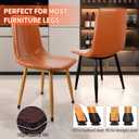 Ezprotekt 24 Pcs Black Chair Leg Floor Protectors for Hardwood Floors, Felt Furniture Pads Caps Covers, Bar Stool Floor Protectors Cups for Dining Table Desk Chair (Fit 0.83 "- 1.02", 21-26mm)