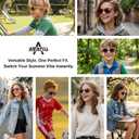Polarized Sunglasses for Teens – UV400 Color Mirror Lens,Matte Round Frame Small Faces – Cycling & Outdoors