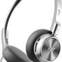 iKF R1 Wireless Bluetooth Headphones, Retro Classic Lightweight Headset, Builti-in Mic, 60H Playback, Dual Device Connectivity, Low Latency, App Customization,Throwback 80s 90s,OOTD, Black