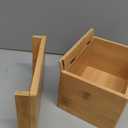 Oceanstar Bamboo Recipe Box with Divider, Natural, 6.80" W x 4.90" D x 5.10" H