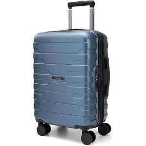 BAGSMART Carry On Luggage 22x14x9 Airline Approved with Spinner Wheels,Lightweight 20 Inch Luggage with TSA Lock,Expandable Hard Shell Carry On Suitcases for Men Women,Royal Blue