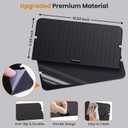 Center Console Compartment Cover for Ford F150 2021-2025 & Lightning XLT 2022-2024, Front Interior Storage Cubby Lid Hidden Secret Pocket Panel with USB Hole (For Open Pocket in Front of Shifter)