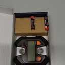 Fuzion Mini Crane Scale - Hanging Scale 440lb/200kg/1960N, Deer Scale with Large LCD Display, Hold & Tare Functions for Hunting, Farms, Fishing, No Setup Required (Black+Orange)