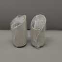 SUNVIE 2 Pack Uplighting Indoor Floor Can Light, 5W Up Lights with 2700K LED GU10 Bulbs, Uplights Floor Spot Lights Indoor for Home Accent Lighting, 5.9 FT Plug Cord & Foot Switch (White)