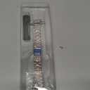 MioHHR Slim Metal Band Compatible with Apple Watch Band 42mm(Series 11 10) 41mm(Series 9 8 7) 40mm(Series 6 5 4 SE3/2/1) 38mm(Series 3 2 1),Stainless Steel iWatch Bands for Women,Silver/Rose Gold