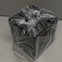 Y-in Hand Tissue Box Cover, Square Facial Tissue Holder Storage for Bathroom Vanity, Countertops, Dressers, Night Stand, Parlors and Offices - Black