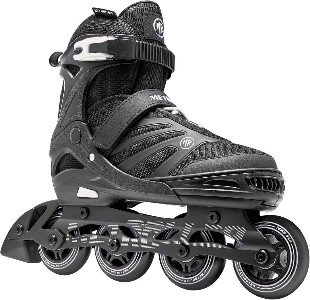 METROLLER Women Inline Skates Men Skates for Adult Female Male Adjustable Inline Skates for Teens Boys, X-Large - Adult