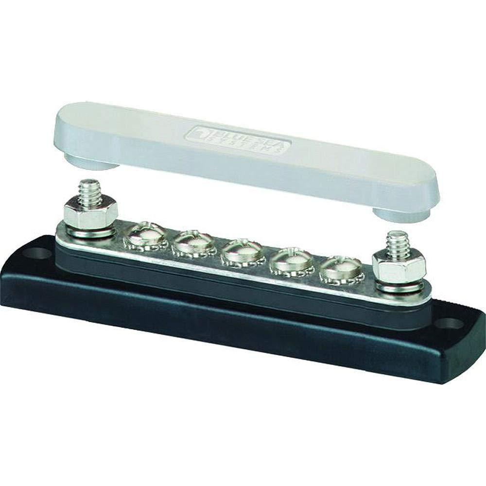 Blue Sea 2314 Minibus 100 Ampere Common BusBar 5 x 8-32 Screw Terminal with Cover