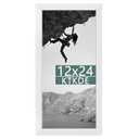 KTKDE 12x24 Picture Frame white, Picture Poster Photo Frame wooden for Wall Decoration, Classic Black Minimalist Style Suitable for Decorating Houses,Any style Best gift