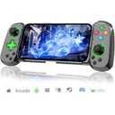 Mobile Gaming Controller for iPhone/iPad/iOS/Android Phone/Tablet/PC with Green Light, Wireless Gamepad for Xbox Cloud Gaming, PS Remote Play, Steam Link, CODM, Genshin Impact, Roblox, Minecraft