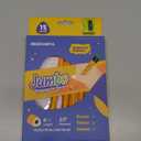 REDVANTA Pre-sharpened Jumbo Pencils #2 for Toddlers, Triangular Fat pencils with Erasers for Preschoolers, Beginners, Kindergarten, School 7 Count