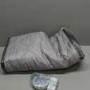 Magnetic Thermal Insulated Door Curtain, Fits Door Size 38" x 82",Durable Oxford Cloth&Thicken Polyester Fiber Fill, Efficient Temperature Control, Durable Construction, Soundproof and Windproof Gray