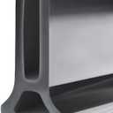 Duzzy 39 Inch Collapsible Shower Water Dam Shower Stopper Barrier and Retention System and Keeps Water Inside Threshold Dry and Wet Separation Suitable for Bathroom and Kitchen (Black)