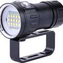 Dive Light, Diving Flashlight 18000 Lumen IPX8 Waterproof Diving Torch Scuba Dive Lights 500M Underwater LED Flashlight Submersible Lights