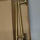 HITSLAM Gold 24 Inch Towel Bar for Bathroom, SUS304 Stainless Steel Bathroom Towel Rack Wall Mounted, Modern Home Decor Bath Towel Holder with Hardware Accessories (Total Length 25.7 Inch)
