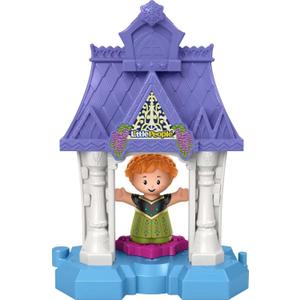 Fisher-Price Little People Toddler Toy Disney Frozen Anna in Arendelle Playset with Figure for Preschool Pretend Play Kids Ages 18+ Months