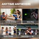 2 x GlowFlex Reflex Ball with Counter App, Glow-in-the-Dark | TekXYZ Online Community for Boxing Ball, Ideal for Coordination, Stress Relief, Home Workouts & Fitness | Stocking Stuffer Gift for All Ages