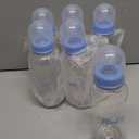 Cool Baby Shower Games Sets 6 Pcs Bottles with 1 Bottle Chug Sign for Gender Reveal Baby Shower Party Favors Decoration Games(Bear,Blue)