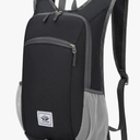Esup 15L Lightweight Hiking Backpack Foldable Small Travel Backpack Packable Camping Backpack for Women Men (Black)