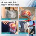 Compression Knee Sleeve for Men and Women | Patellar Stabilizing Knee Brace for Arthritis Pain, Sprains, Injured Knees, and Sports Injuries | Insertable Hot and Cold Gel Knee Pad (X-Large)