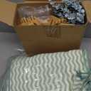 12 Sets Baby Shower Game Prizes for Winners Prize, Bamboo Spatulas Spoons with Gift Bags, Towel, Thank You Tags and Artificial Plant or Flower for Wedding Bridal Shower Party Favor(Green)