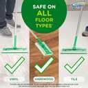 Swiffer Sweep + Mop, Wet Pads Refill, Floor Cleaner for Dirt, Dust, Hair, Cleaning Cloths for Mopping Home, Bathroom, Kitchen, All Purpose Multi-Surface Floor Wipes, Fresh and Gain, 36ct