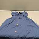 VOTEPRETTY Women's Summer Dresses Spring Sundresses Beach Clothes Outfit Vacation V Neck Casual Tropical Resort Hawaiian, Size S (Blue)