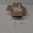 50 Pcs 1 oz Hand Sanitizer Bottles Empty Clear Travel Bottles Refillable Plastic Containers with Flip Cap for Outdoor, Camping and Trip