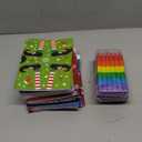 Cholemy 36 Pack Christmas Coloring Books with Crayons Christmas Gifts Xmas DIY bulk Mini Coloring Books Holiday Activity Stocking Goodie Bag Stuffers (Lovely Style)