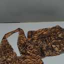 SOLY HUX Women's Y2k Skirt Sets 2 Piece Outfits Leopard Halter Crop Tops and Ruffle Layered Mini Skirt Set, XXL