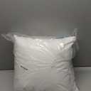 Oubonun 16 x 16 Throw Pillow Inserts Set of 2-100% Cotton Cover - White Couch Bed Decorative Pillow Pair