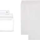 Amazon Basics Blank Invitation Envelopes (Pack of 100) and Catalog Mailing Envelopes (Pack of 100)