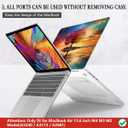 CISSOOK Compatible with MacBook Air 13.6 inch Case 2026 2025 2024 2023 2022 Release A3449 A3240 A3113 A2681, Protective Hard Shell Case Cover for MacBook Air 13 inch M2 M3 M4 M5, Tree Landscape