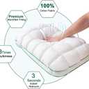 YOUR MOON Fluffy Support Bed Pillow King Size, Super Soft Premium Down-Alternative Filling for Sleeping, Luxury Hotel Quality Bed Pillows for Side Sleeper (White)