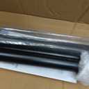 Tension Shower Curtain Rod 51-86In(4.25-7.16Ft), Tension Shower Rod No Drilling for Bathroom or Window Closet, Adjustable Spring Shower Rod, Easy to Install Never Rust, Rod Diameter 1.26Inch-Black