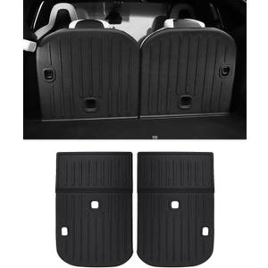 KKTR-CAR Rear Seat Protection Cover,Third Row Back Seats Cover, Back Seat Protector Rear Pet Seat Cover for 6 Seater 7 Seater Tesla Model X Accessories (2021-2025) (Model X)