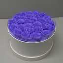 Perfectione Roses 27 Roses in a Box, Mothers Day Rose, Preserved Flowers for Her, Flowers for Delivery Birthday Gifts for Women (Light Purple)